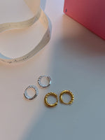 Load image into Gallery viewer, S925 Basic Hoop Earring/ Pair
