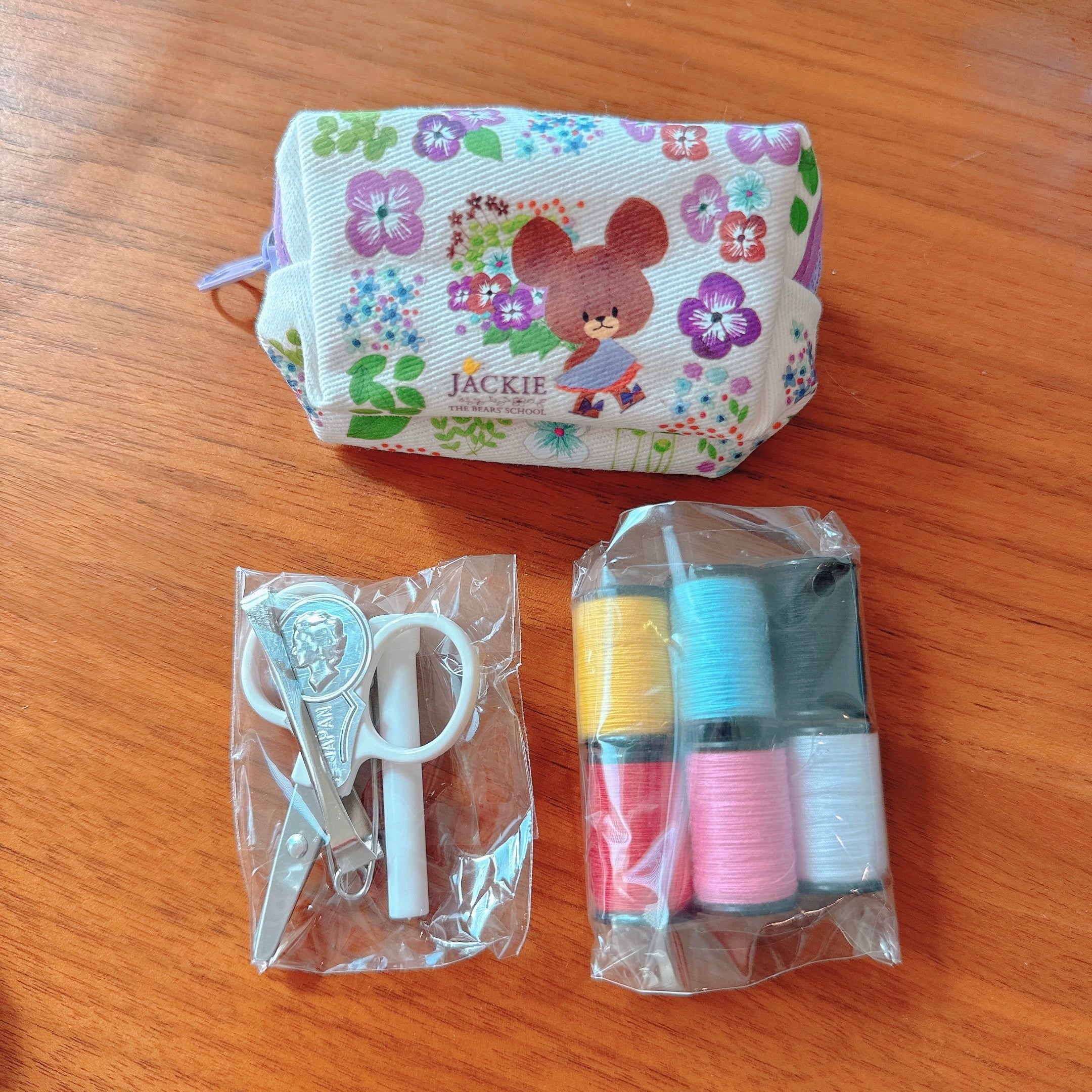 In Stock｜School Bear Sewing Kit 现货 日本上学熊针线包