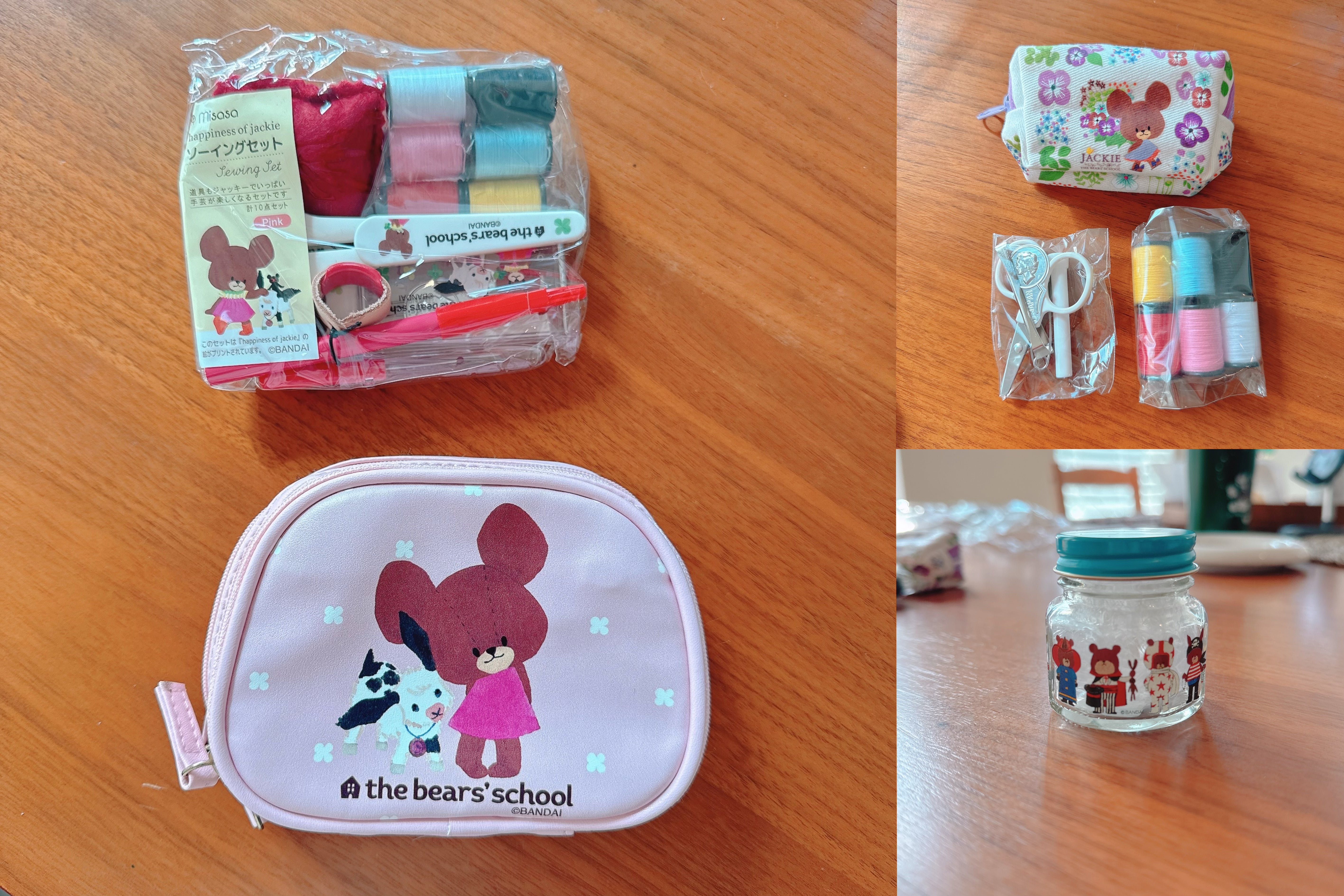 In Stock｜School Bear Sewing Kit 现货 日本上学熊针线包