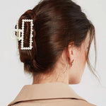 Load image into Gallery viewer, Multi Style Gold Chain &amp; Pearl Hair Claws
