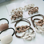 Load image into Gallery viewer, Chain Collection Hair Clips/ Hair Ties
