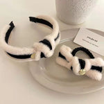 Load image into Gallery viewer, Winter Faux Fur Hair Band &amp; Hair Ties
