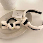 Load image into Gallery viewer, Winter Faux Fur Hair Band &amp; Hair Ties
