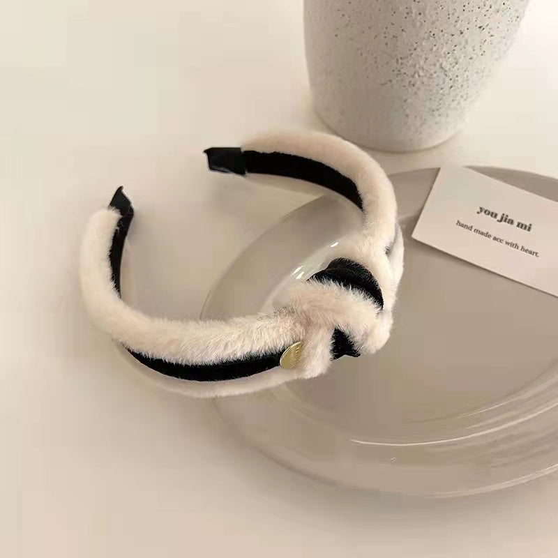 Winter Faux Fur Hair Band & Hair Ties