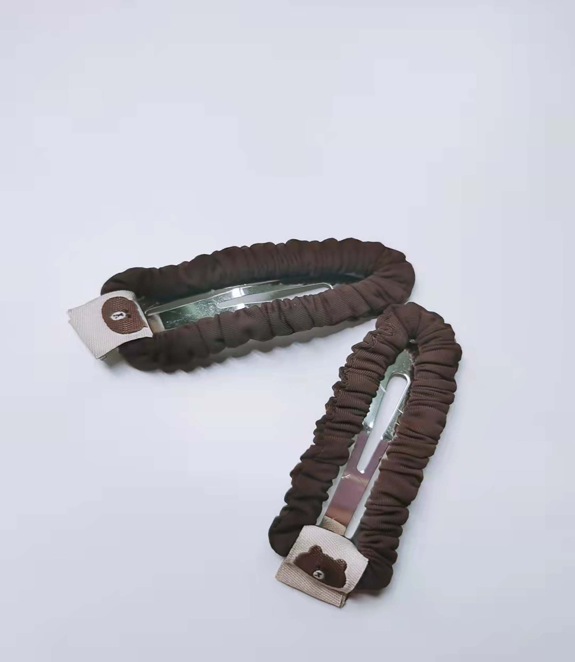 Bear Tag Hair Teletie Pack 和帆布大发夹套装