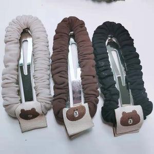Bear Tag Hair Teletie Pack 和帆布大发夹套装