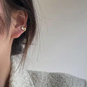 Gold & Silver Mix Ear Studs/ Pair