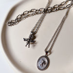 Load image into Gallery viewer, Silver Angel Necklace
