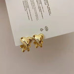 Load image into Gallery viewer, Korea Bear Zircon Metal Ear studs/ Pair
