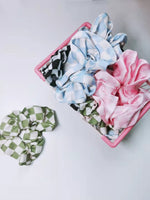 Load image into Gallery viewer, Chess Style Satin Hair Band &amp; Hair Ties Set
