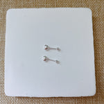 Load image into Gallery viewer, S925 Love Love Ear Studs/ Pair
