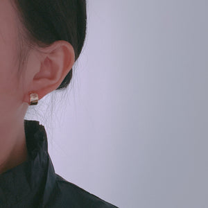 Love Zircon Little Earring/ Pair