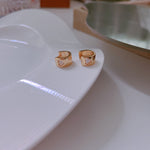 Load image into Gallery viewer, Love Zircon Little Earring/ Pair
