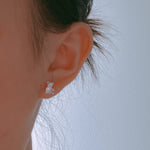 Load image into Gallery viewer, S925 Bear Family Ear Studs/ Pair
