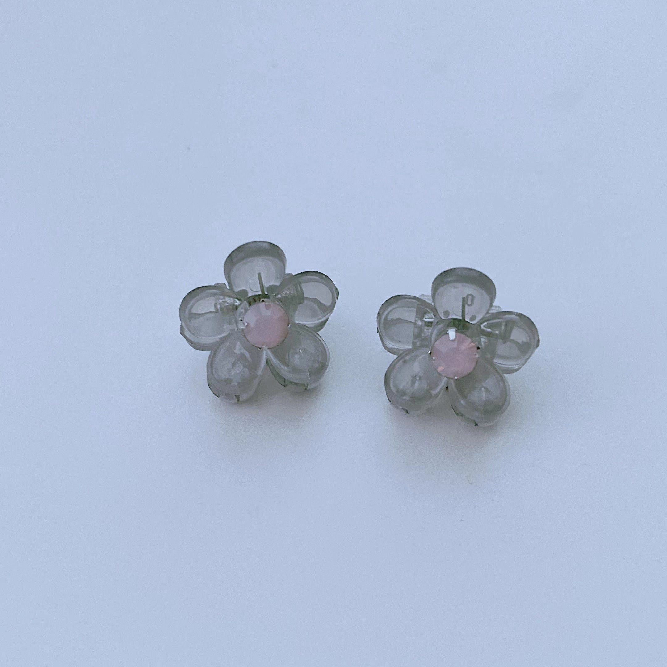 Small Floral Hair Clip/ Pair