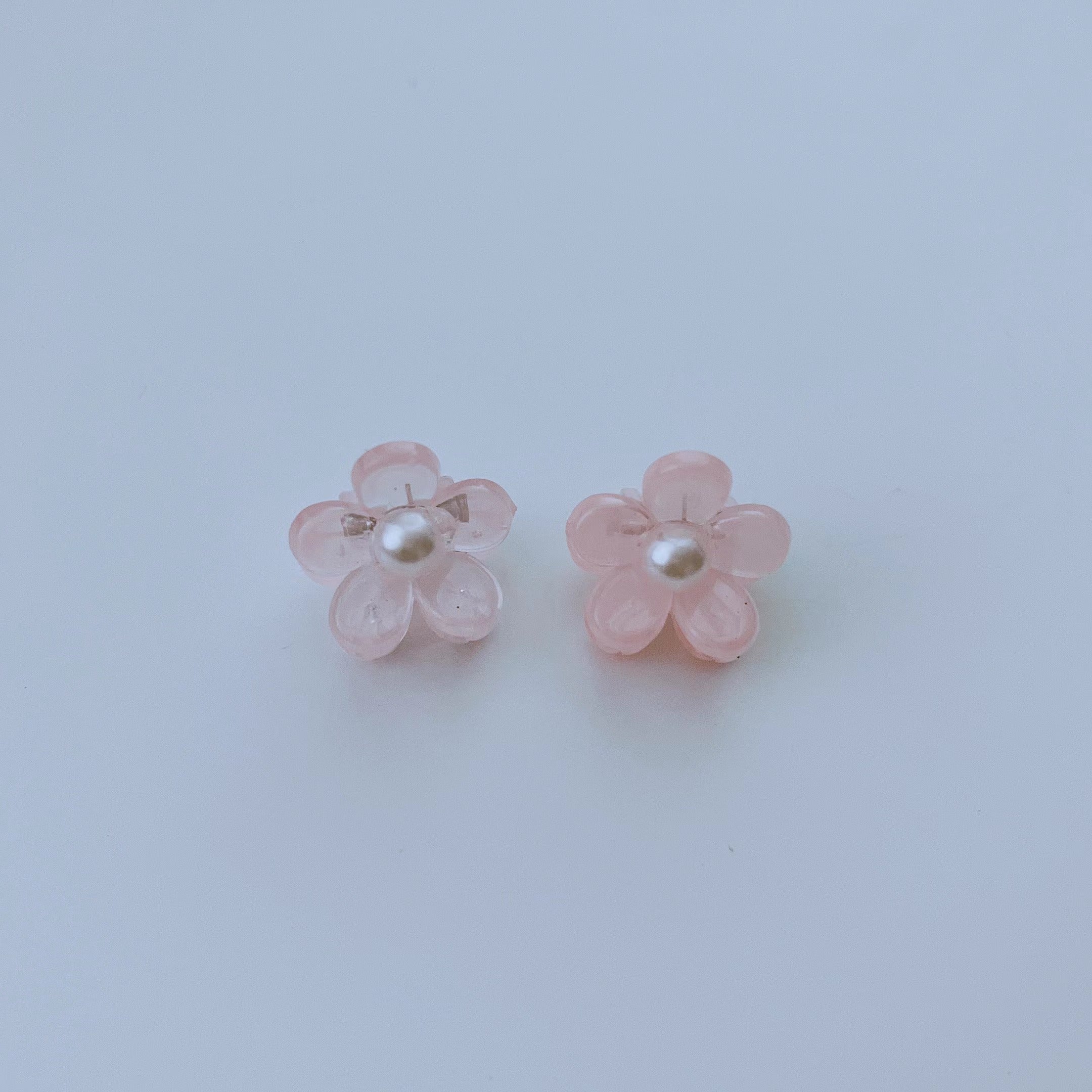 Small Floral Hair Clip/ Pair