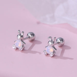 S925 Rabbit Piercing/ Pair