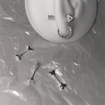 Load image into Gallery viewer, S925 Love Love Ear Studs/ Pair
