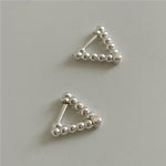 Load image into Gallery viewer, S925 Triangle hoop Earring/ Pair
