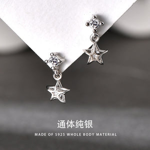 S925 Star Piercing/ Single