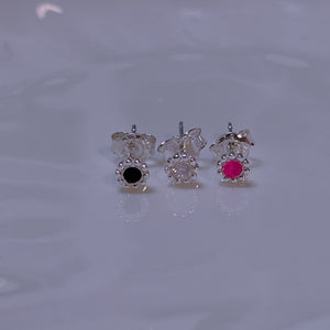 S925 Zircon Piercing/ Pair