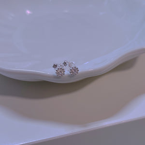 S925 Zircon Piercing/ Pair