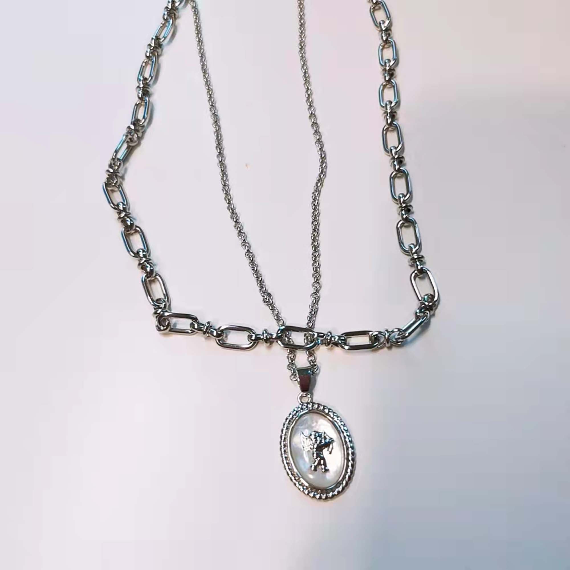 Silver Angel Necklace