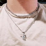 Load image into Gallery viewer, Silver Angel Necklace
