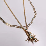 Load image into Gallery viewer, Gold Angel Necklace
