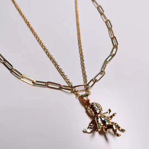 Gold Angel Necklace