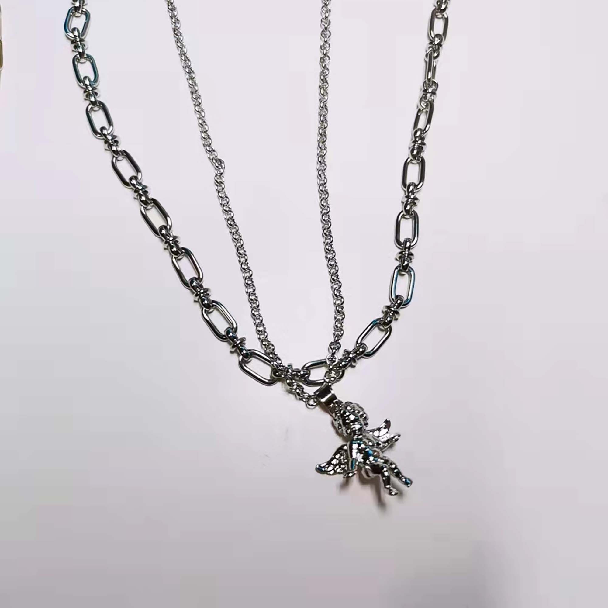 Silver Angel Necklace