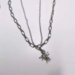 Load image into Gallery viewer, Silver Angel Necklace
