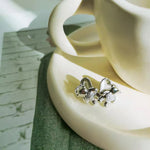 Load image into Gallery viewer, Korea Bear Zircon Metal Ear studs/ Pair
