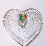 Load image into Gallery viewer, Handmade Color Bead Heart &amp; Pearl Ring
