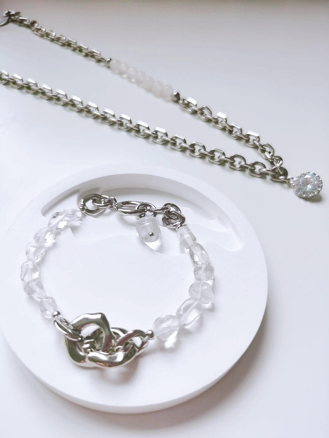 White Moon Bracelet