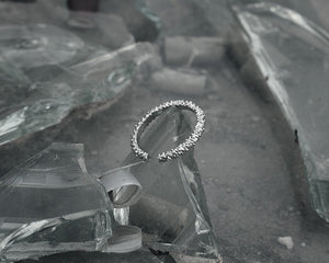 Silver Lava Ring