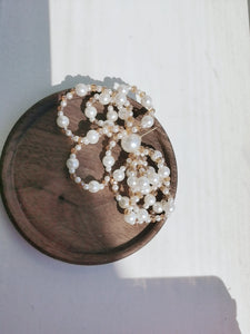 Pearl Bowknot Earring/ Single