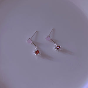 S925 Bear Drop Earring/ Single