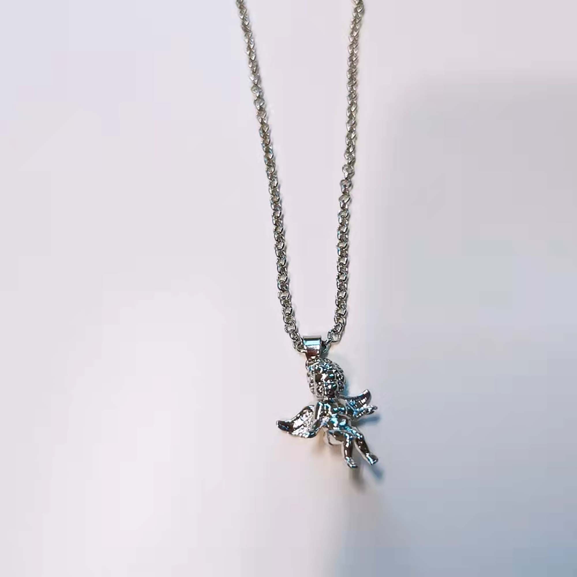 Silver Angel Necklace