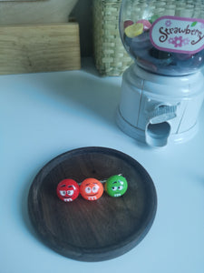 M&M Chocolate Bean Hair Bin [only 1 each style]